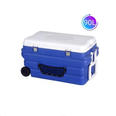 China Wholesale Plastic Ice Cooler Box Insulated Long-Term Cooling Performance Cooler Box For Camping for sale