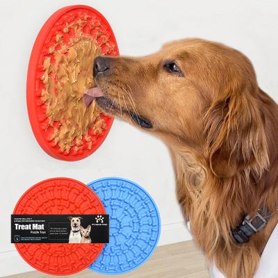 China Wholesale Customized Stocked BHD Silicone Dog Food Mat Slow Feeder Bath Washing Distraction Dog Lick Mat Pet Dog Lick Pad for sale