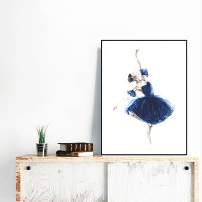 China Modern Stylish Wall Art Canvas Painting Dancer Mural Canvas Print Home Decor For Living Room for sale