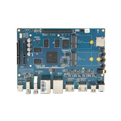 China Realtek RTD1296 Chip BPI-W2 Router Board 2G DDR4 2* 1000bps Ethernet RGMII Interface with BPI W2 PIN for sale