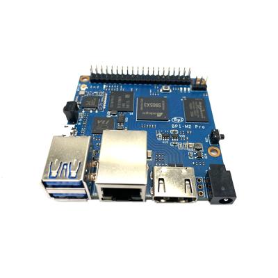 China Newest model Amlogic S905X3 banana pi BPI-M2 pro 65*65 mm use chip+16G emmc+2G DDR4+USB 3.0*2 for sale