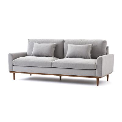 China Nordic Modern Luxury Fabric Sofa Set Furniture Living Room Couch Velvet Removable Cover Design 2022 New Long for sale