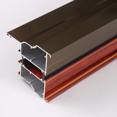 China door & Window Powder Coated Extruded Aluminum Alloy Profile For Aluminum Doors And Broken Bridge Windows for sale