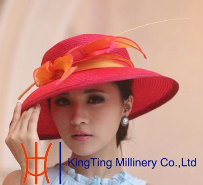 China wide brimmed Womens Straw Hat for sale