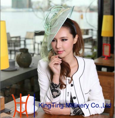 中国 党のための Ladis の特性 Fascinators オンサイド羽と利用できるサイズ 販売のため