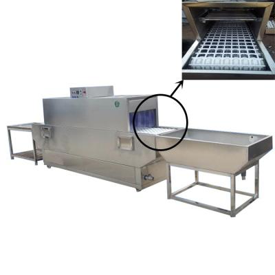 China Industrial Plastic Box Turnover Basket Washing Machine Automatic Material Wash Bar Machine for sale