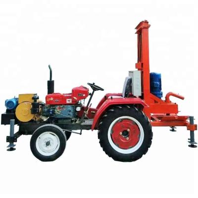 China food & Beverage Factory Good Price 150m Hydraulic Tractor Mounted Water Well Drilling Machine And Water Well Rig Machine for sale