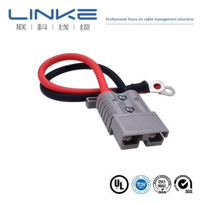 China Conector de enchufe 8AWG cable de conector de panel solar 50A/600V Adaptador de puerto de anuncios 300mm cable de conector solar en venta