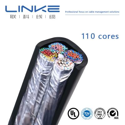 China UL2464 22awgx110c Sr-PVC Tinned Copper Cable For Semiconductor control line 110 cores  Multi core wire for sale