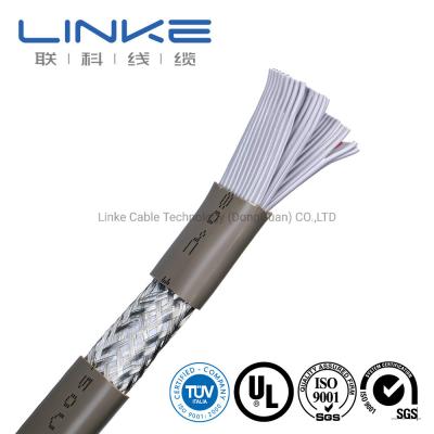 China Spit Flat UL Electrical Wire With PVC Pipe Bandaging Materials And 50 Core 28AWG for sale