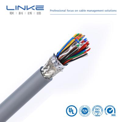 China UL2464 Multi Core Power Cable 22 AWG with PVC Jacket Tinned Copper Conductor for sale