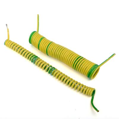 China PUR Silicone Low Voltage Cable Spiral Coiled CCC Certified For Robot for sale