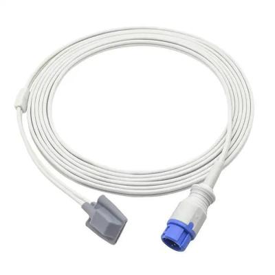 China SpO2 Extension Adapter Cables TPU Insulated Reusable for sale