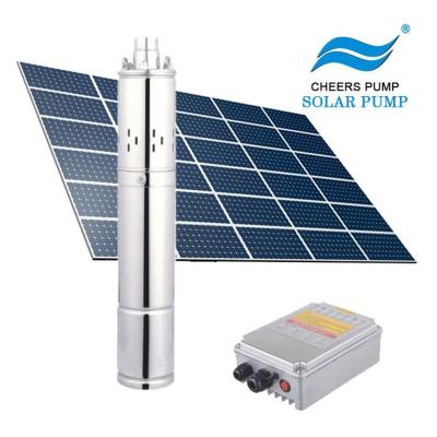 China Solar Powered Irrigation And Agriculture Submersible Deep Well Water Pumps For Water for sale