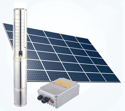 China CHEERS Irrigation and Agriculture 4 Inch Solar Powered Submersible Water Pumping System for Agriculture for sale