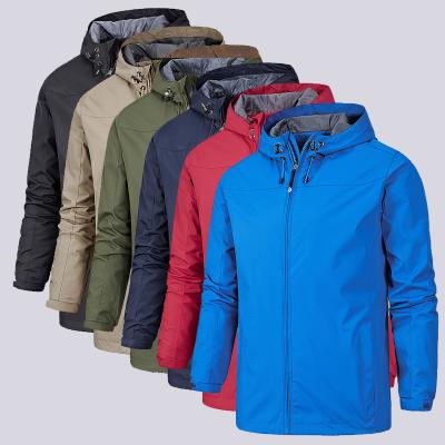 China Wholesale fashion casual windproof raincoats QUICK DRY keep warm jacket anorak with logo for sale