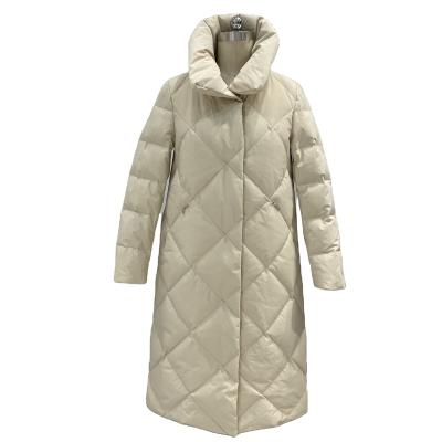 China Waterproof Clothing Top Design Women Down Jacket For Winter With Backing Collar for sale