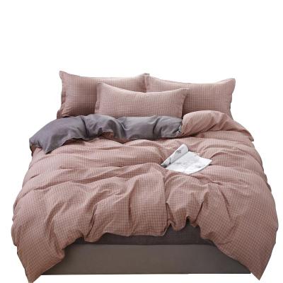 China New Style Nondisposable 100% Polyester With Peach Finish Bedding Sets Soft And Comfortable In Stock Wholesale for sale