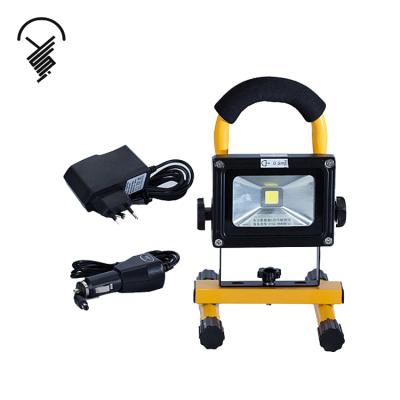 China Emergency LED Flood Light IP65 Outdoor Rechargeable Waterproof Portable LED Flood Light for sale