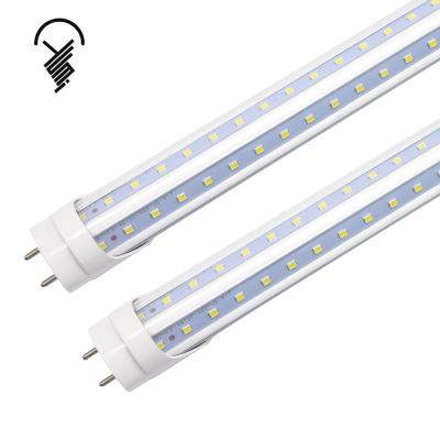 China Residential Efficient 1200mm Tube Led Aluminum T8 AC85V-265V Double Side T8 Led Tube Light for sale