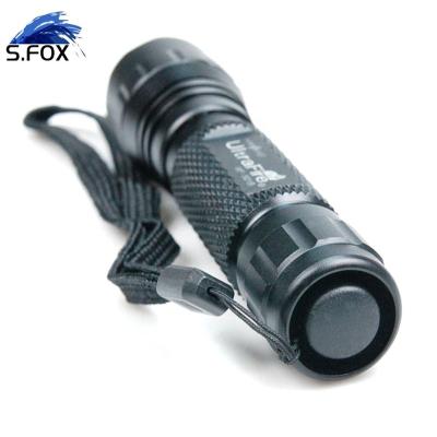 China Durable Black 5 1000 Lumens Custom Logo T6 Mode Led Hunting 18650 Tactical Flashlight for sale