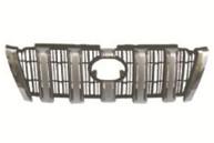 China Normal Size Toyota Prado Parts , 2014 Car Chrome Grille Aftermarket Accessories for sale