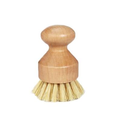 China Sustainable ESD Kitchen Natural Fiber Beech Pot Dish Washing Brush for sale