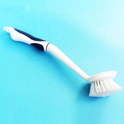 China Sustainable Plastic ESD Tableware Kitchen Round Head Brush With Good Handle for sale