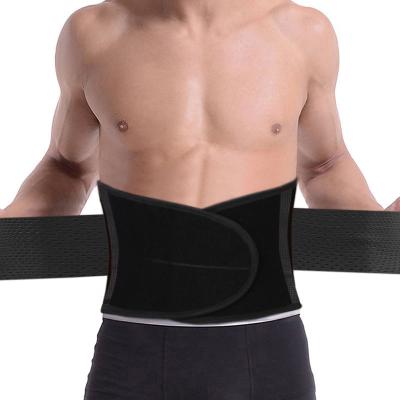 China Adjustable Breathable Waist Back Braces Lumbar Back Braces Trimmer Belt Unisex Brace Support for sale