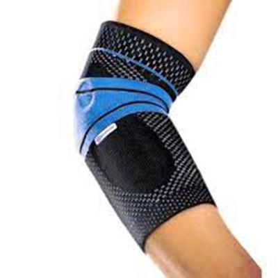 China Universal High Quality Tennis Sports Support Elbow Sleeve Compression Knitting Elbow Brace Protector for sale