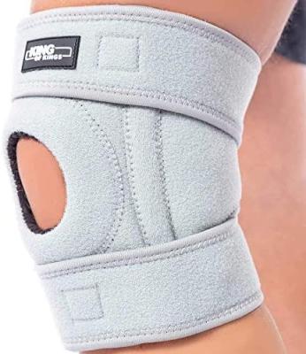 China Provide Protective Sports Knee Support Compression Sleeve Knee Brace With Patella Gel Lateral Stabilizers And Pads for sale