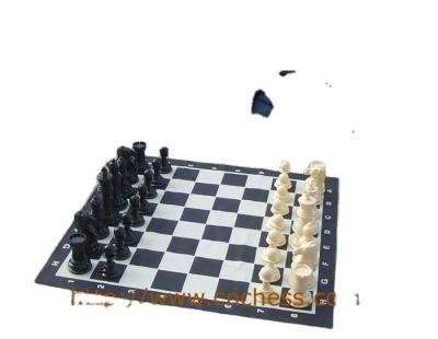 China Garden Plastic Plastic Chess Set With PVC Mat for sale