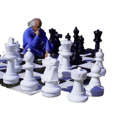 China Plastic Patio Chess Megachess Giant Chess Set Figures Garden for sale