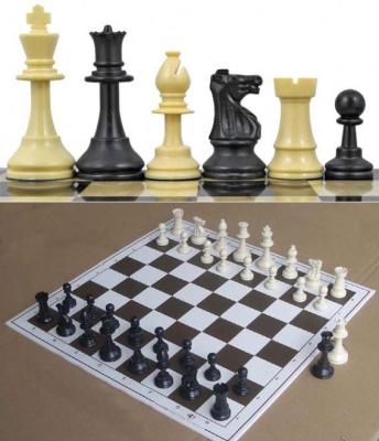 China Plastic chess set set for chess tournament, chess club, chess school for sale