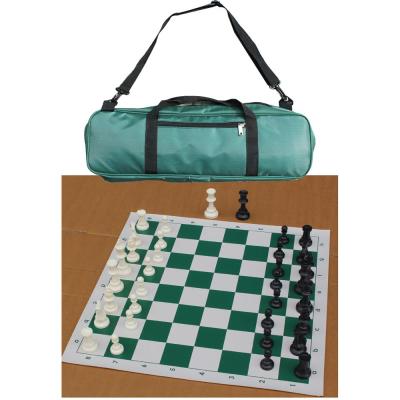 China Plastic Deluxe Chess Set with Carrying Bag Board Game for sale