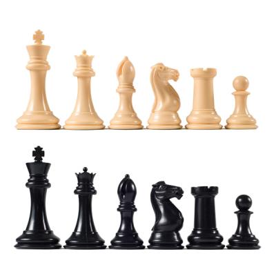 China Best Plastic Chess Set XL Tournament Style Always Quadruple Weighted Chess Set for sale