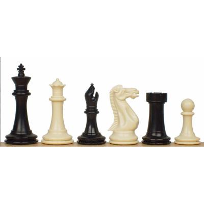 China Plastic Executive Weighed Staunton Chess Pieces With King 3 7/8inch for sale