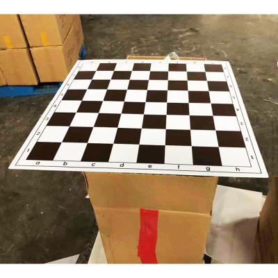 China Vinyl Leather Chess Board with Black Base for sale