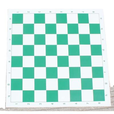 China Vinyl Vintage PVC Vinyl Rubber Chessboard with 26