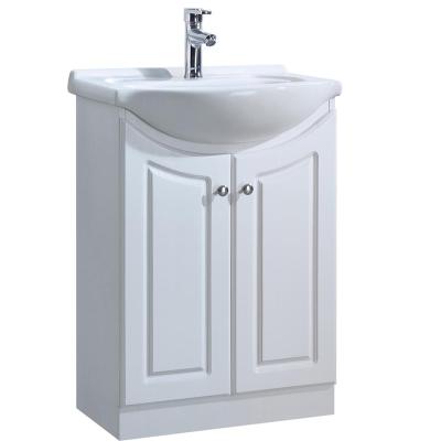 China Wonderful Vanity Cabinet Bathroom Furniture MDF Vanity Combo Ceramic White CLASSIC Modern Simple Modern Court Yard K1002 for sale