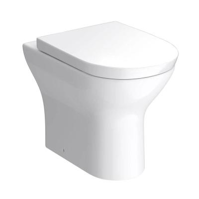 China Concise White Color Double-flush Style Ceramic Floor Standing Toilet Bowl for sale