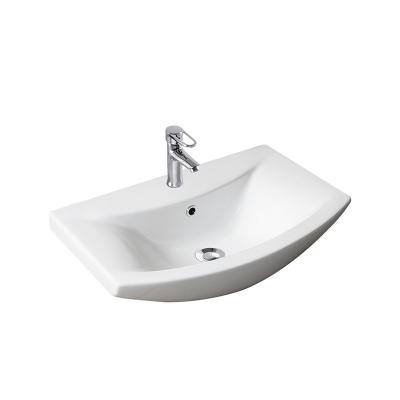 China Low Price Bathroom Modern Ceramic High Quality Casual Basins Cabinet Freestanding Art Hand Wash Basin Sinks Modern Rectangular for sale