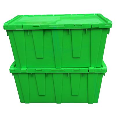 China Stacking Plastic Turnover Box Plastic Storage Crates Logistics Moving Container for sale