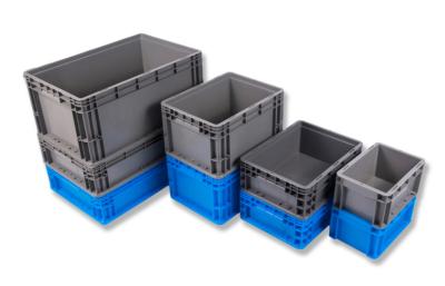 China HDPE Heavy Duty Equipment Euro Stacking Containers Plastic Turnover Box for sale