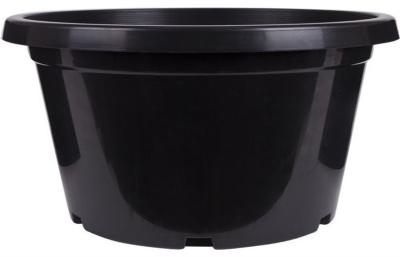 China 3 Gallon Round Green Plant Horticultural Plant Pots Plastic Flowerpot for sale