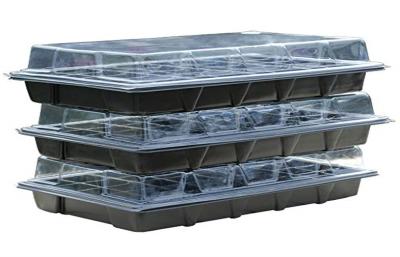 China Germination Cells Seed Plastic Germination Trays With Drain Holes for sale