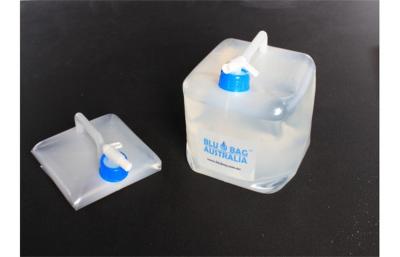 China LDPE Collapsible Liquid Water Storage Containers Flexible Cubitainer Folding Bag for sale