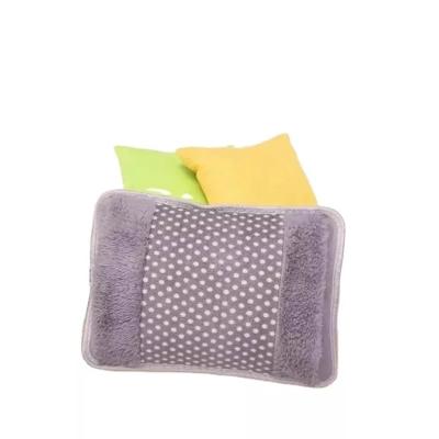 China Electric Corduroy PVC Rechargeable Portable Hand Warmer Hot Water Bag for sale