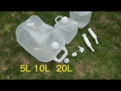 10L Gallon Collapsible Jerry Can Food Grade LDPE With Screw Cap Tap