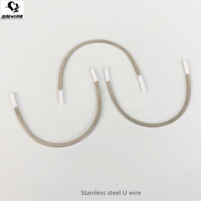 China Good quality underwear stainless steel U wire bra underwire swimwear U shape wire for sale